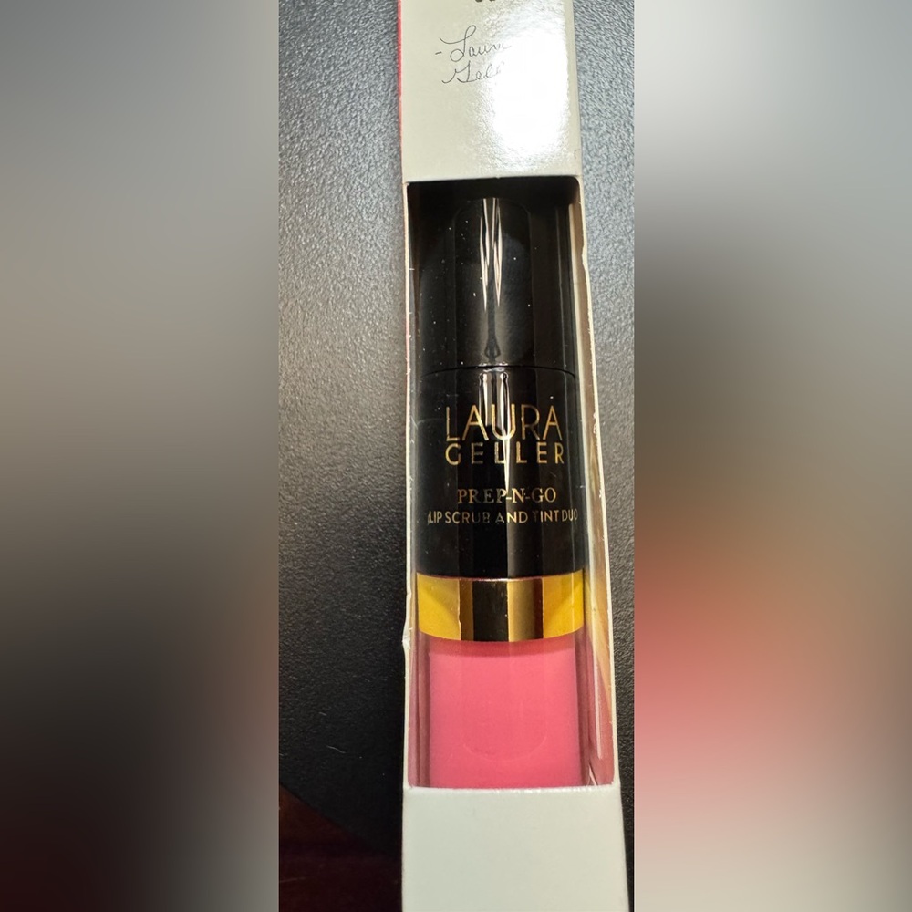 Laura Geller Prep-N-Go Lip Scrub and Tint Duo - Pink